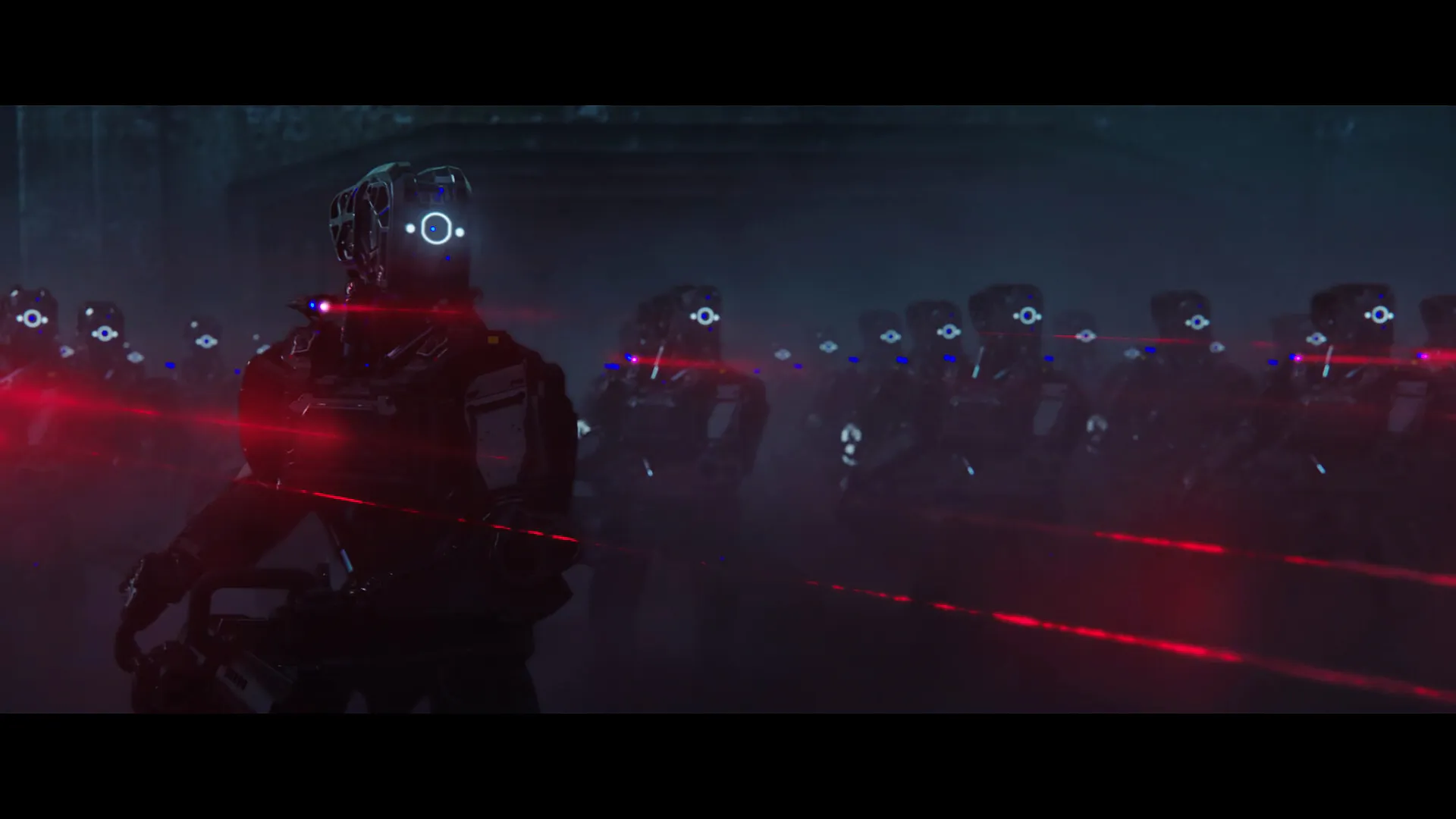 I Am Mother Military Droid — head manipulation with servos detail
